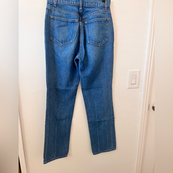 Reformation Cynthia Button Fly High-Rise Straight Jeans - Picture 7 of 8